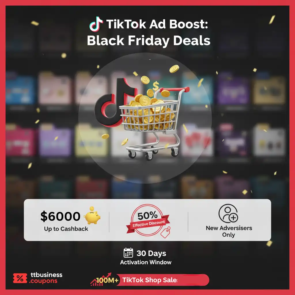 TikTok Ads Black Friday Deal 2025 discounts and offers