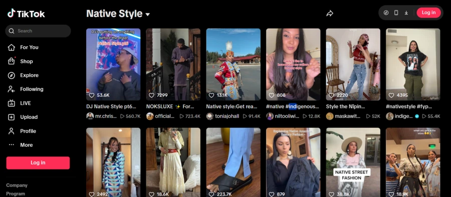 TikTok native-style videos
